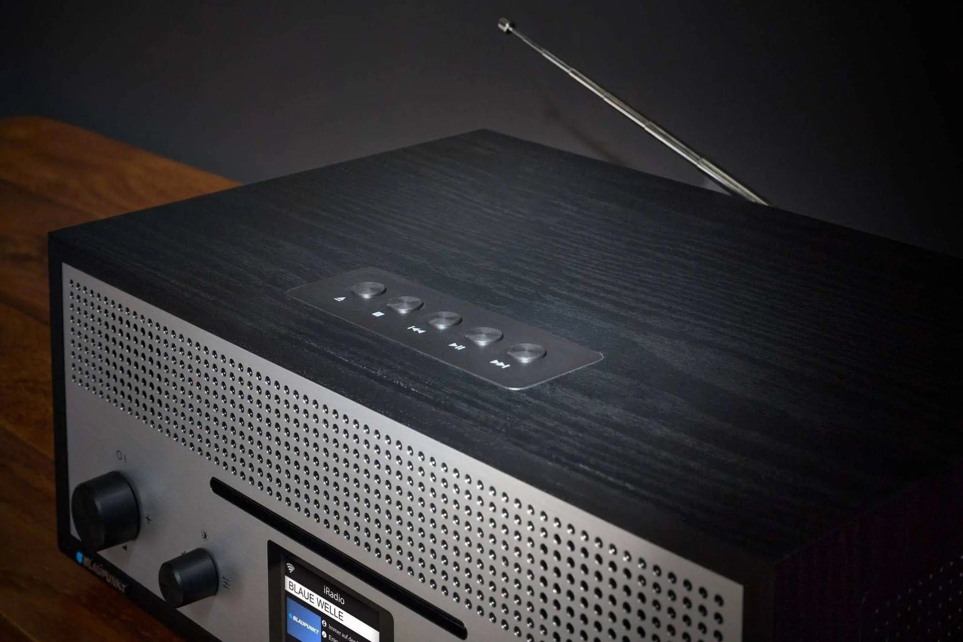 Blaupunkt Nostalgie Internetradio mit CD | MILANO Schwarz