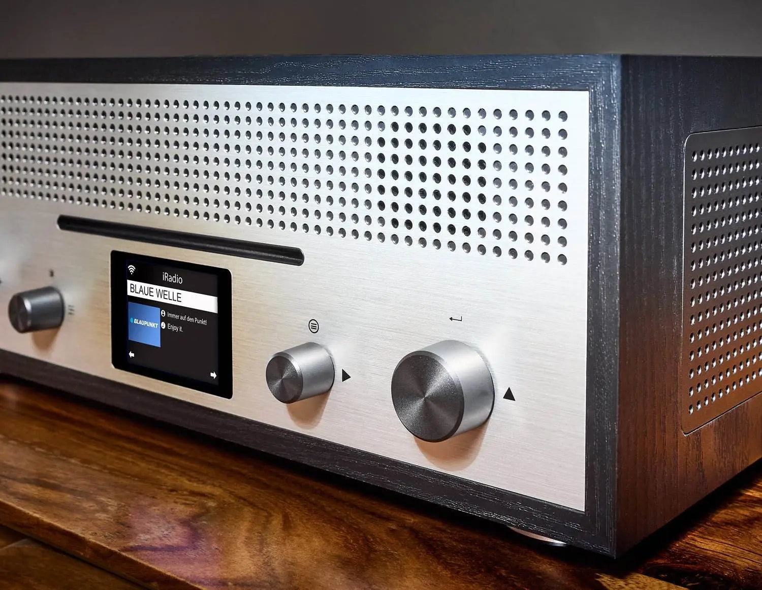 Blaupunkt Nostalgie Internetradio mit CD | MILANO Schwarz