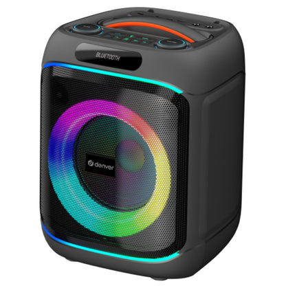 Denver BPS Event- und Partylautsprecher mit Mikrofon Akku