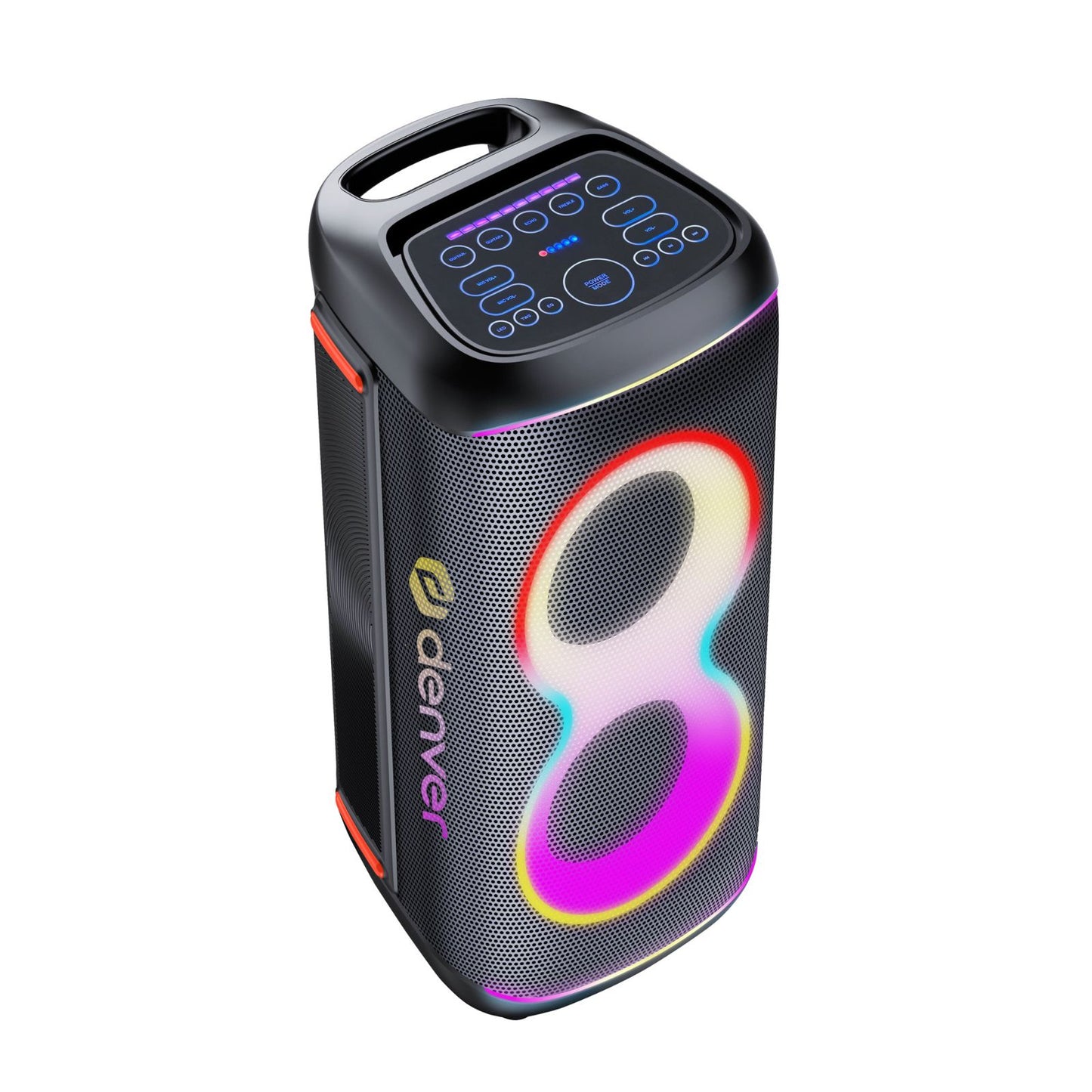 Denver BPS Event- und Partylautsprecher mit Mikrofon Akku