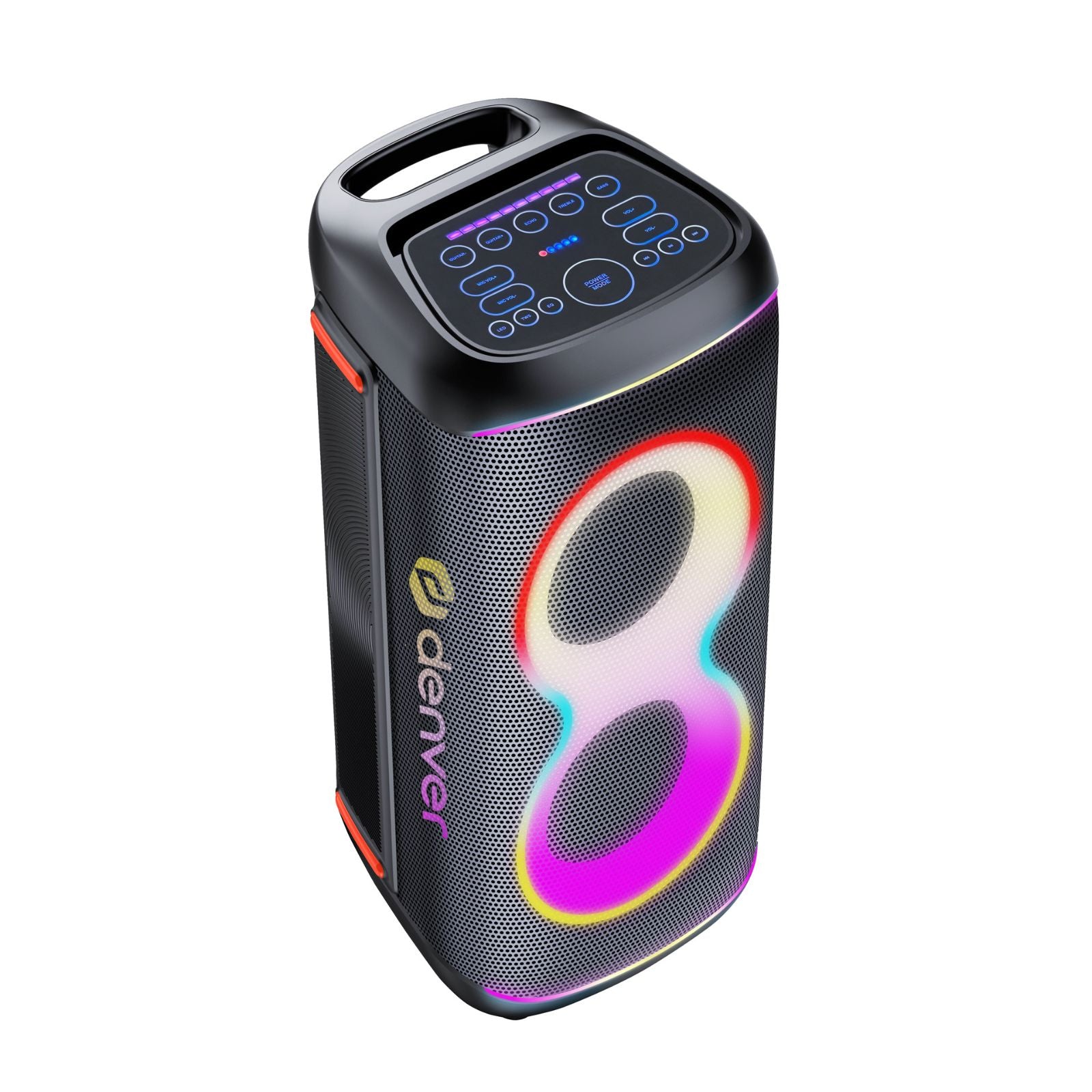 Denver BPS Event- und Partylautsprecher mit Mikrofon Akku