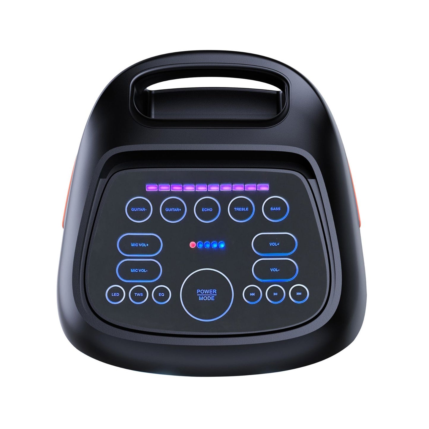 Denver BPS Event- und Partylautsprecher mit Mikrofon Akku