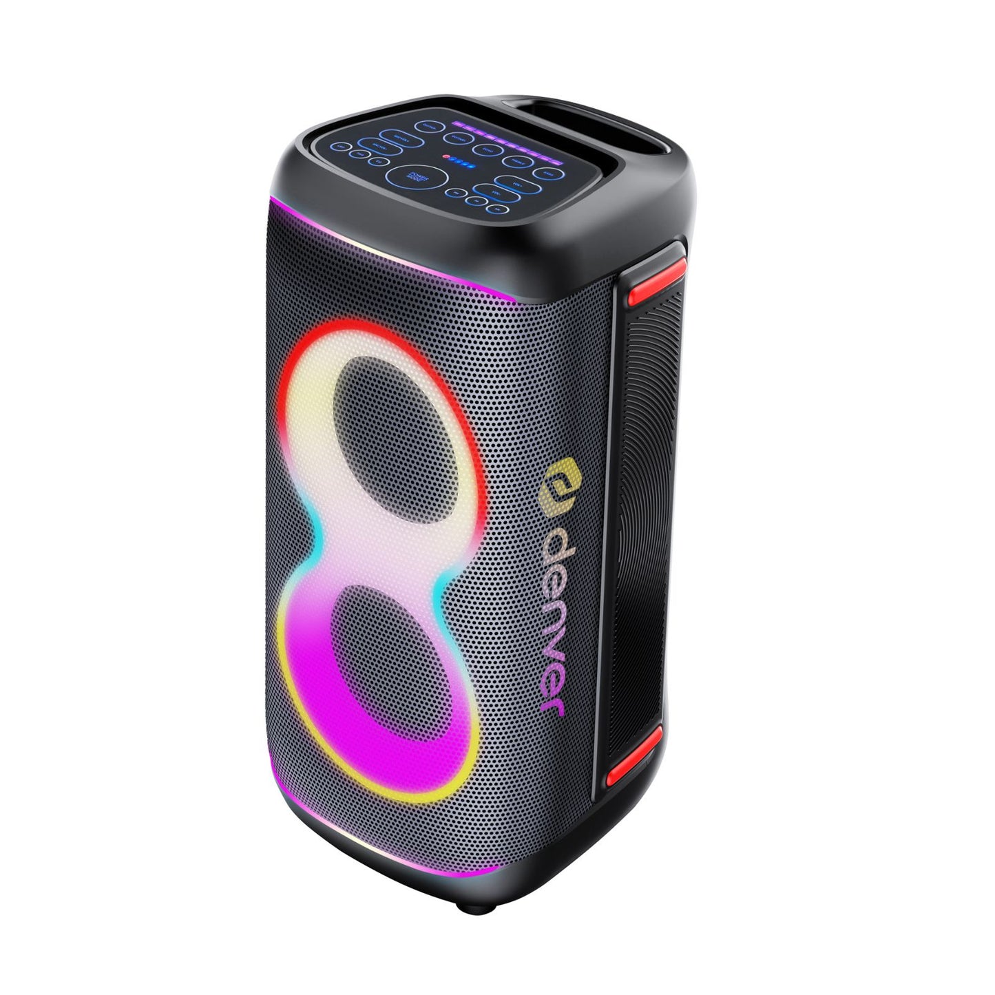 Denver BPS Event- und Partylautsprecher mit Mikrofon Akku