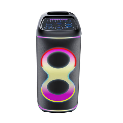 Denver BPS Event- und Partylautsprecher mit Mikrofon Akku