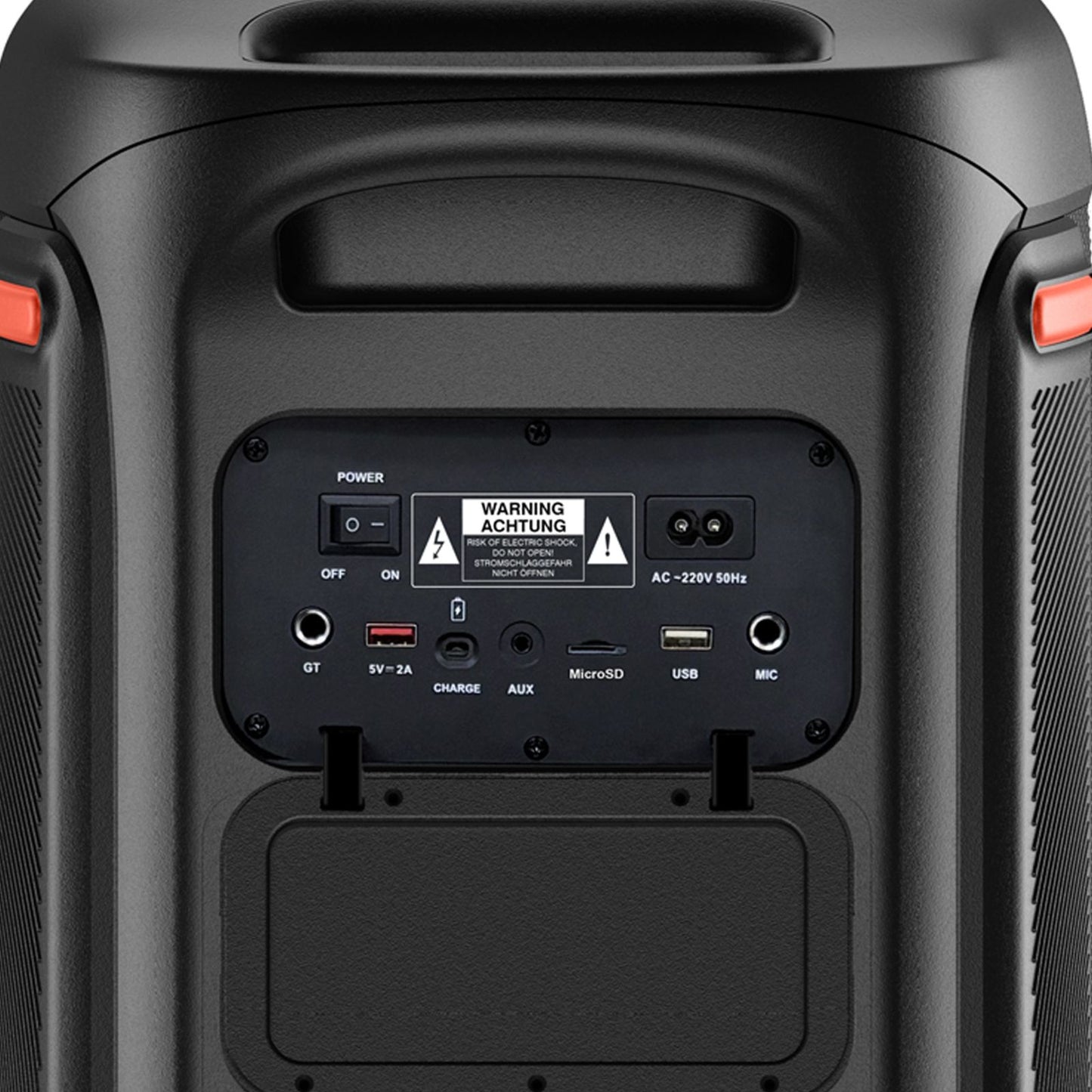 Denver BPS Event- und Partylautsprecher mit Mikrofon Akku