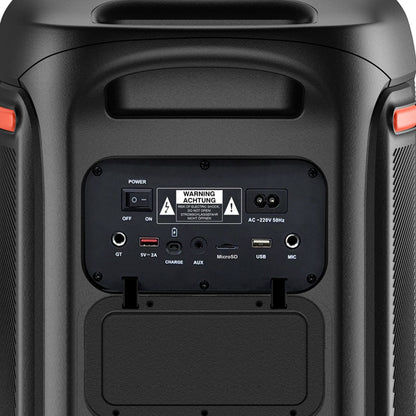 Denver BPS Event- und Partylautsprecher mit Mikrofon Akku