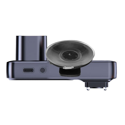 Denver CCT-2500 Dual-Dashcam 2" con telecamera frontale e interna, sensore G, microfono