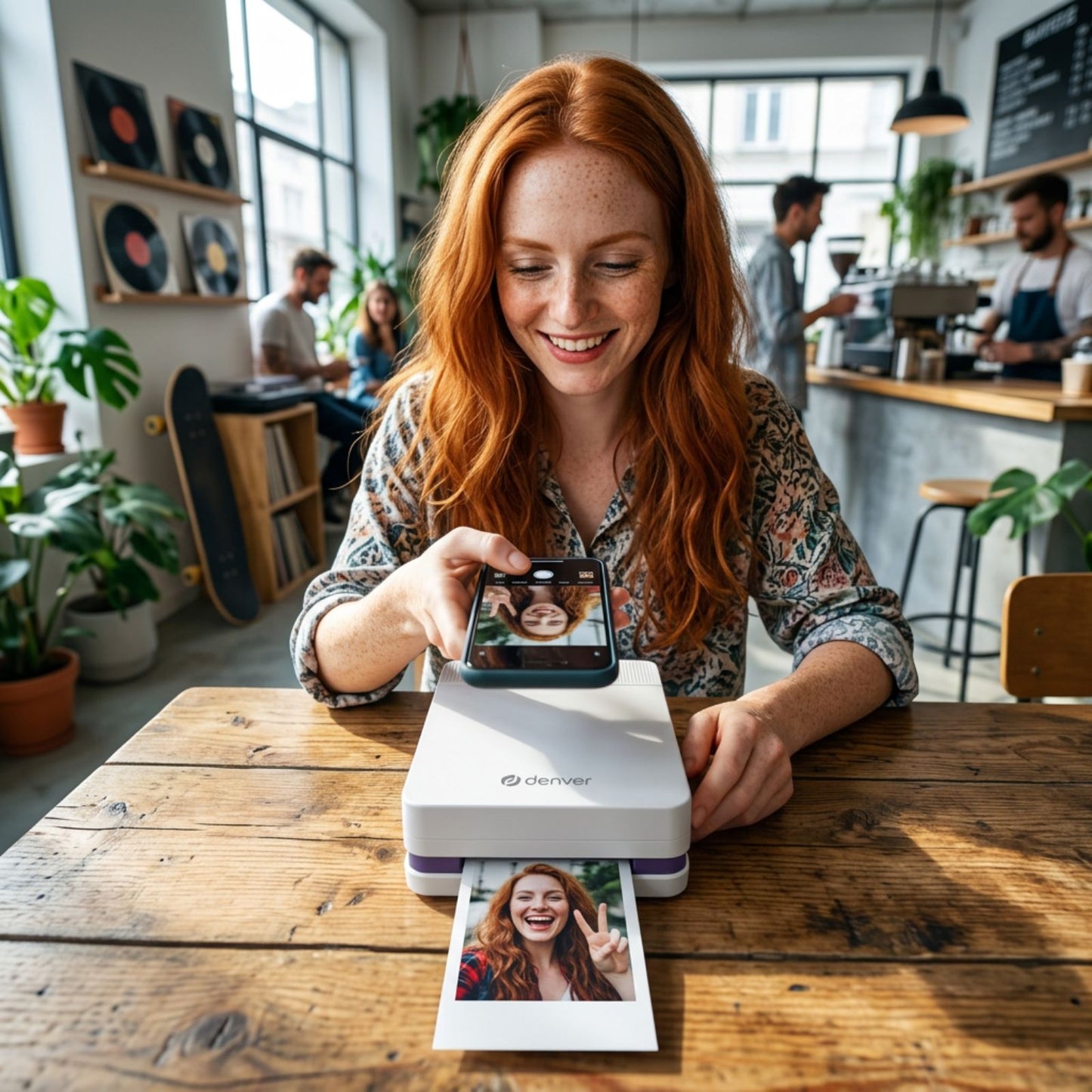 DENVER MCP-6010 mobiler Farbdrucker mit Bluetooth