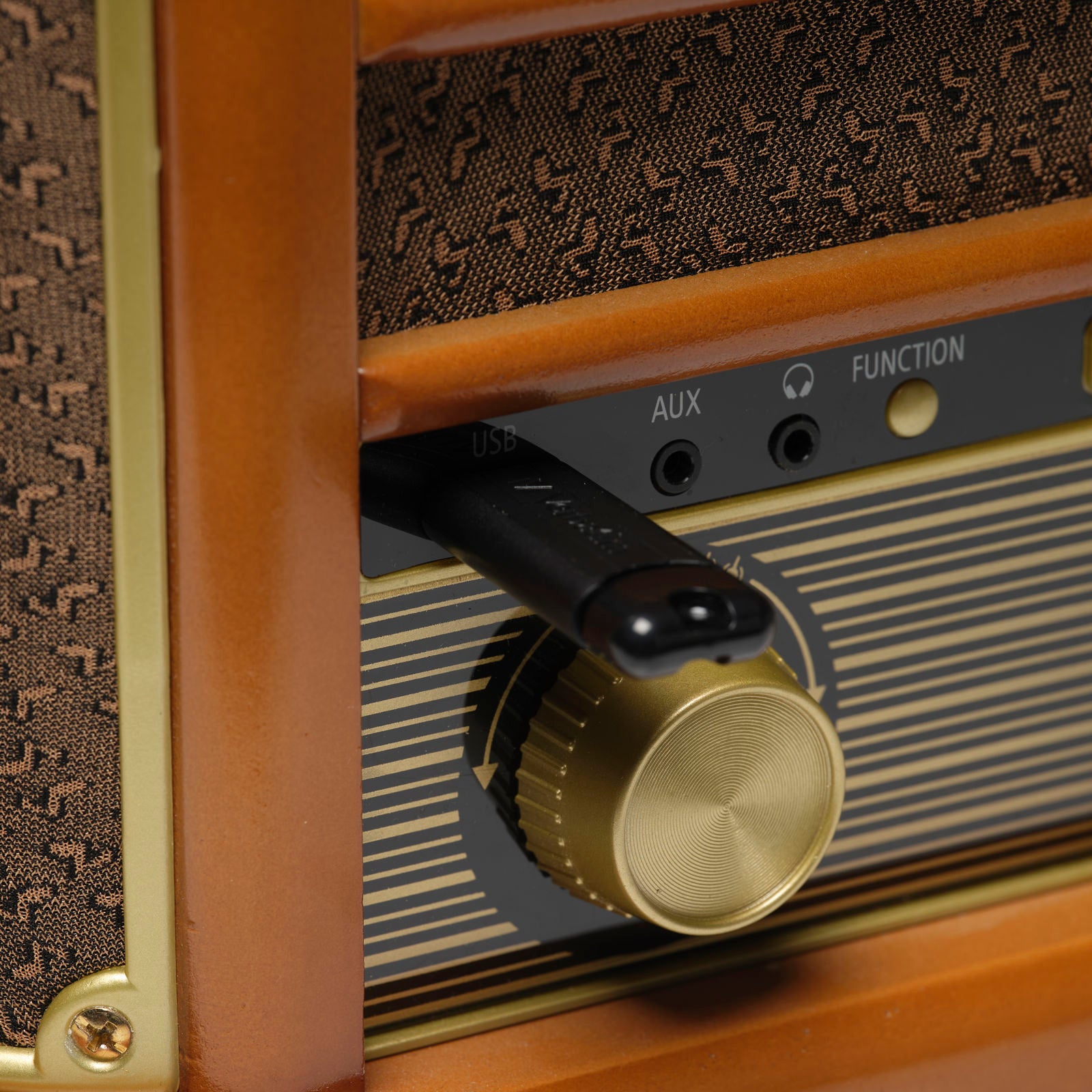 DENVER MRD-51 – Retro Musikcenter mit Plattenspieler DAB+