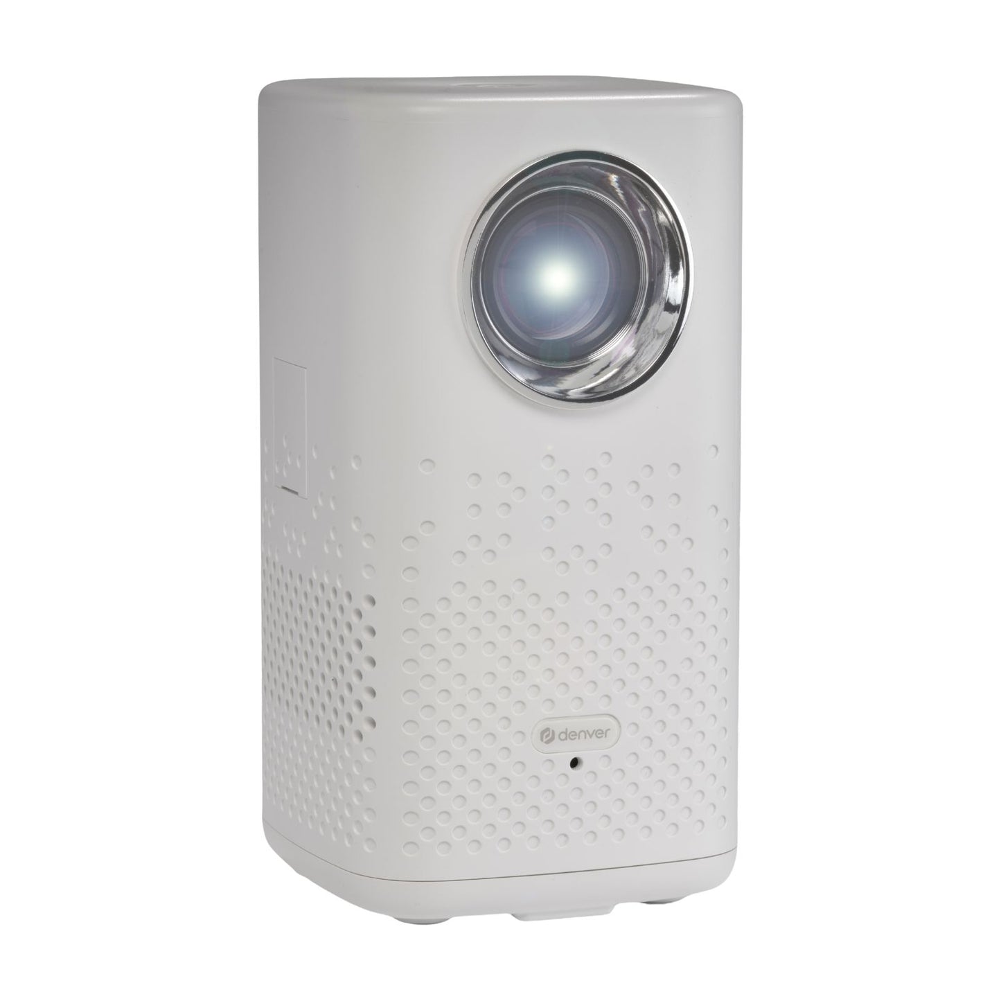 Denver PR-4700 mobiler 4K Projektor mit Akku, bis 180 Zoll, HDMI, USB-A, Bluetooth-Audio, Fernbedienung