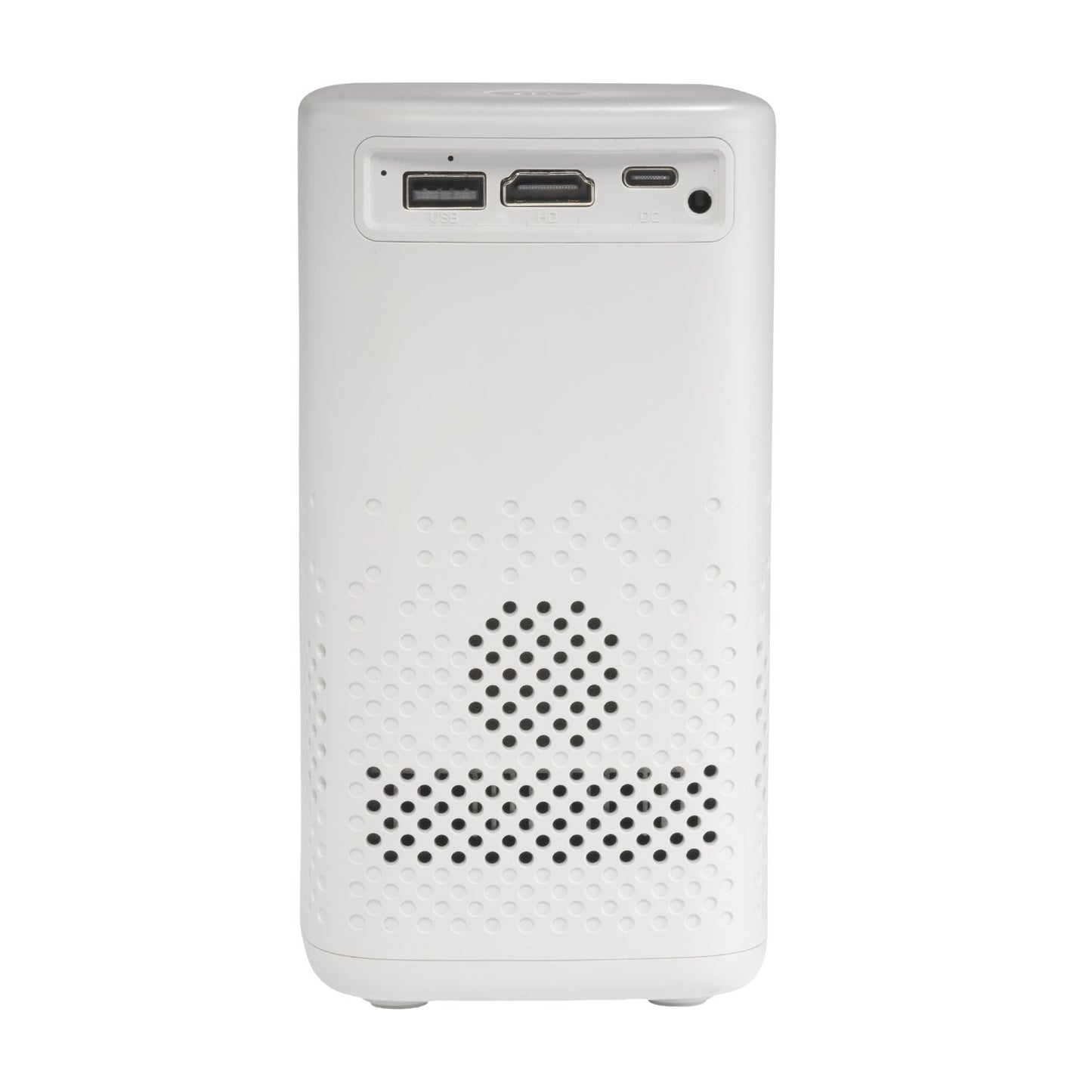 Denver PR-4700 mobiler 4K Projektor mit Akku, bis 180 Zoll, HDMI, USB-A, Bluetooth-Audio, Fernbedienung