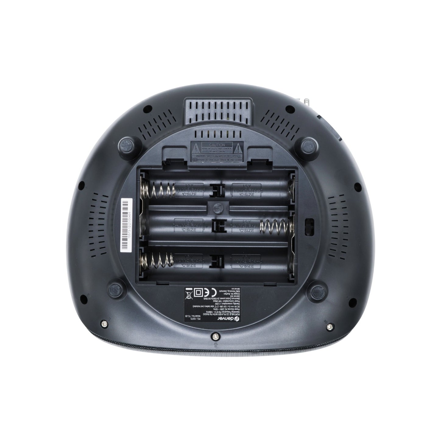 DENVER TC-29 – Tragbarer CD-Player mit FM-Radio &