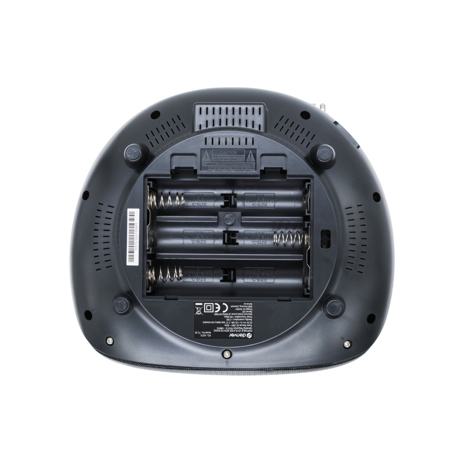 DENVER TC-29 – Tragbarer CD-Player mit FM-Radio &