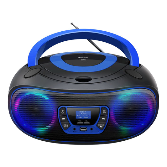 DENVER TDB-212 – DAB+ Boombox mit Bluetooth CD-Player AUX
