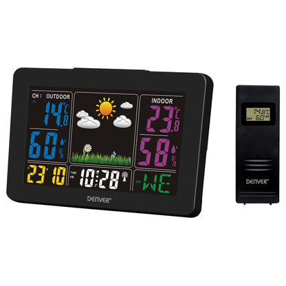 Denver WS-540 Funk-Wetterstation mit Farbdisplay
