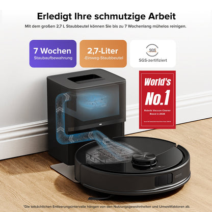 Roborock Q10 S5+ Saug- und Wischroboter mit Auto-Entleerungsstation