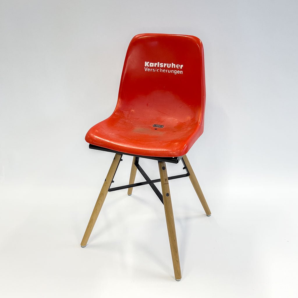 Original aus dem Wildparkstadion Karlsruhe - Stadionstuhl
