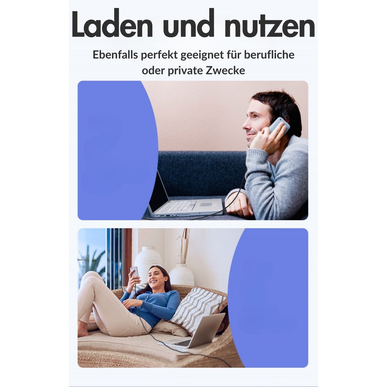 MonkeyTEC 3 in 1 Magnetisches Ladekabel