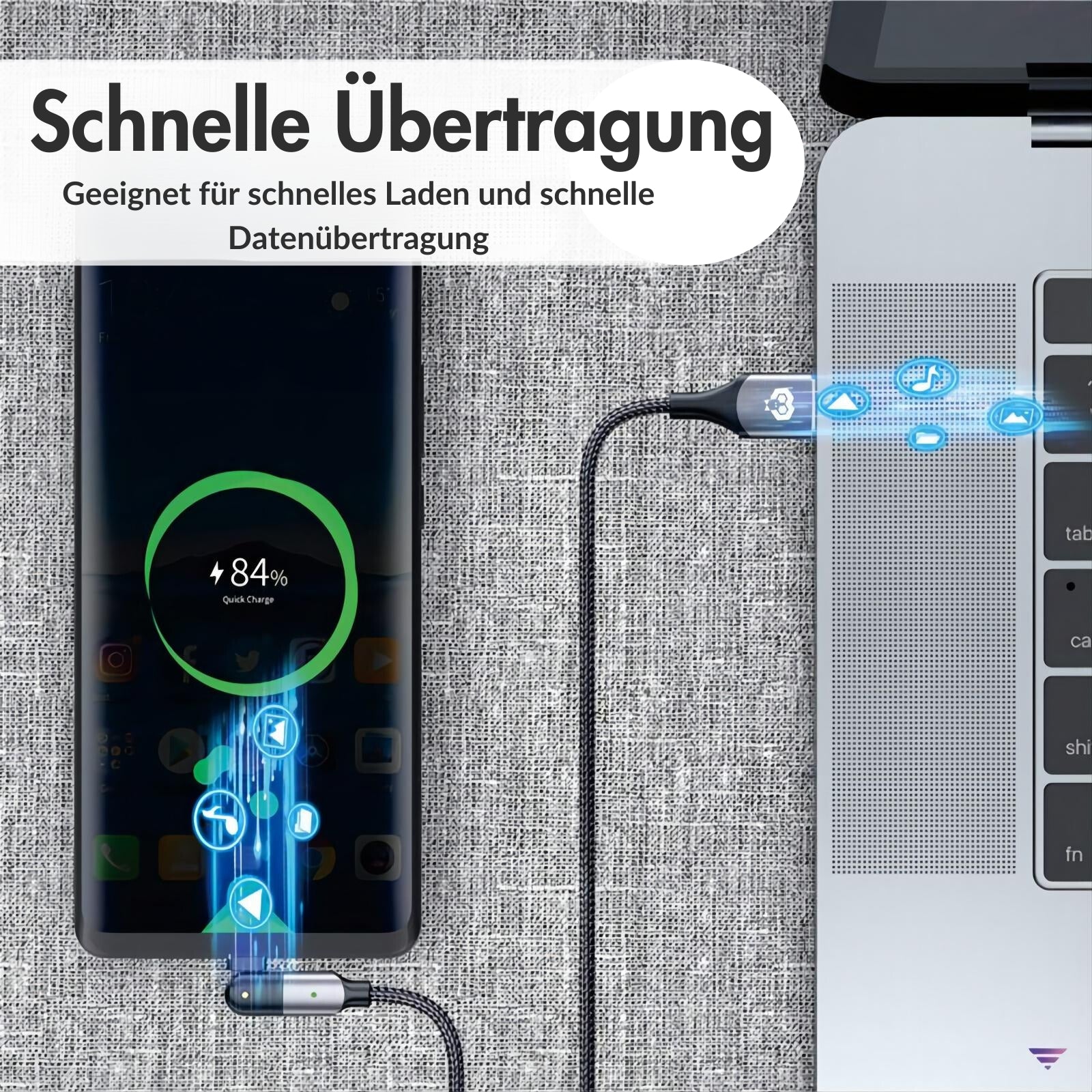 MonkeyTEC USB-C auf Lightning Schnelladekabel
