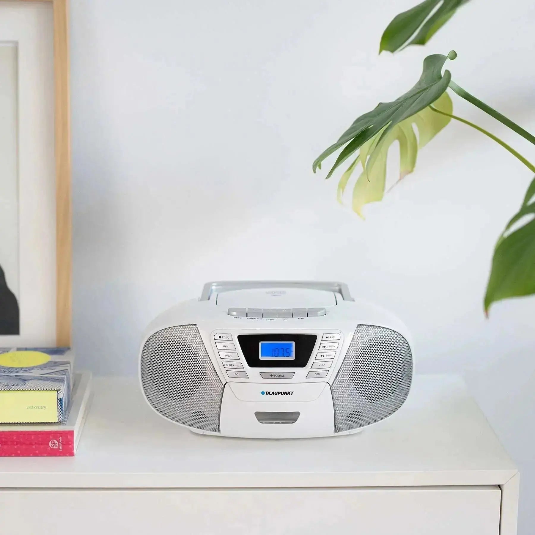 Blaupunkt BOOMBOX MIT CD PLAYER FÜR KINDER | B 120 White