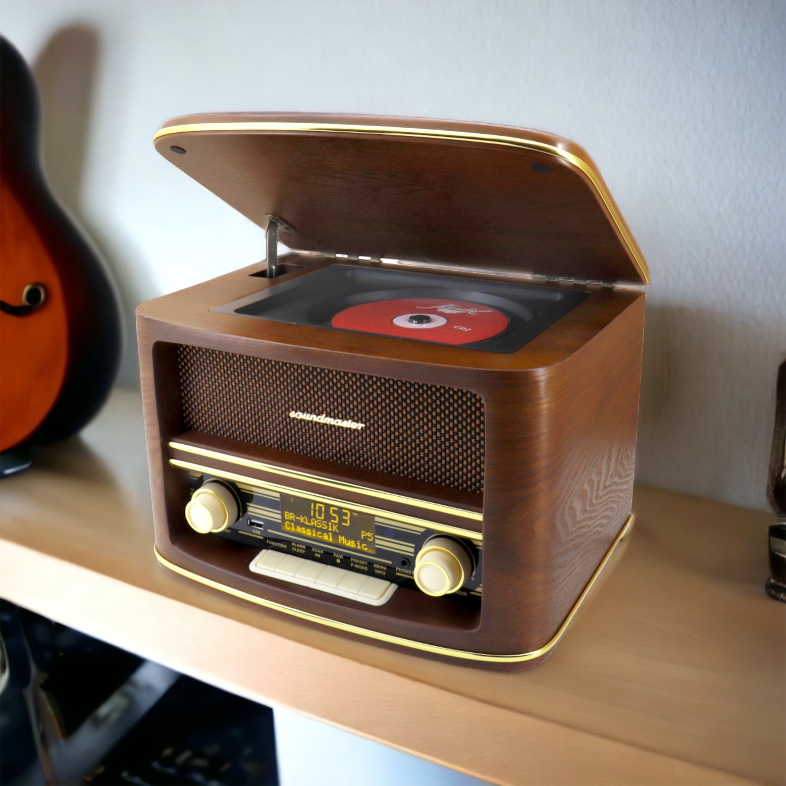 Soundmaster NR961 Retro Stereoanlage Kompaktanlage