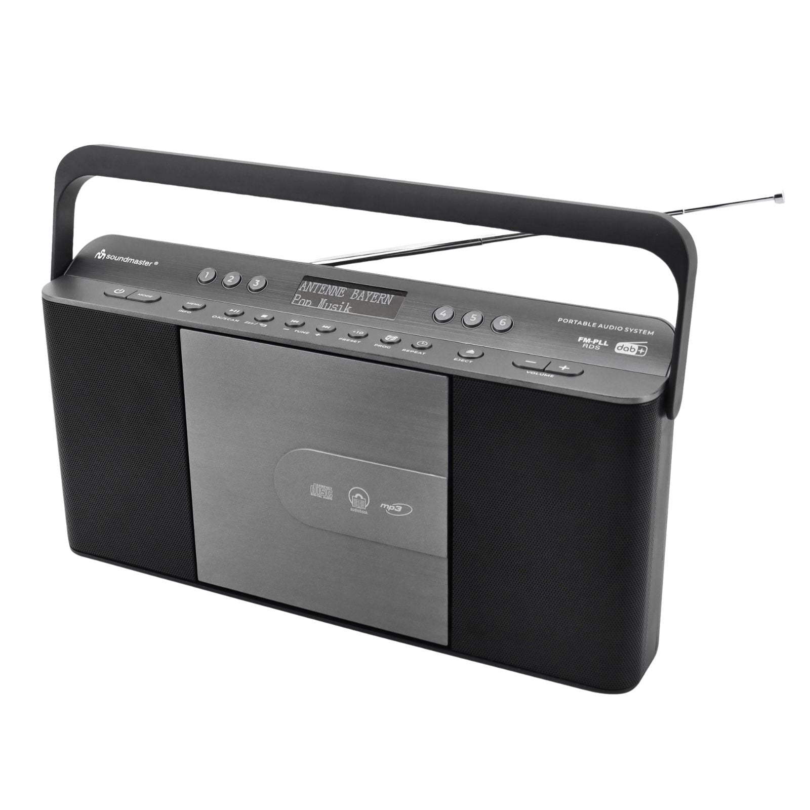 Soundmaster RCD1870SW tragbares Digitalradio mit CD Player