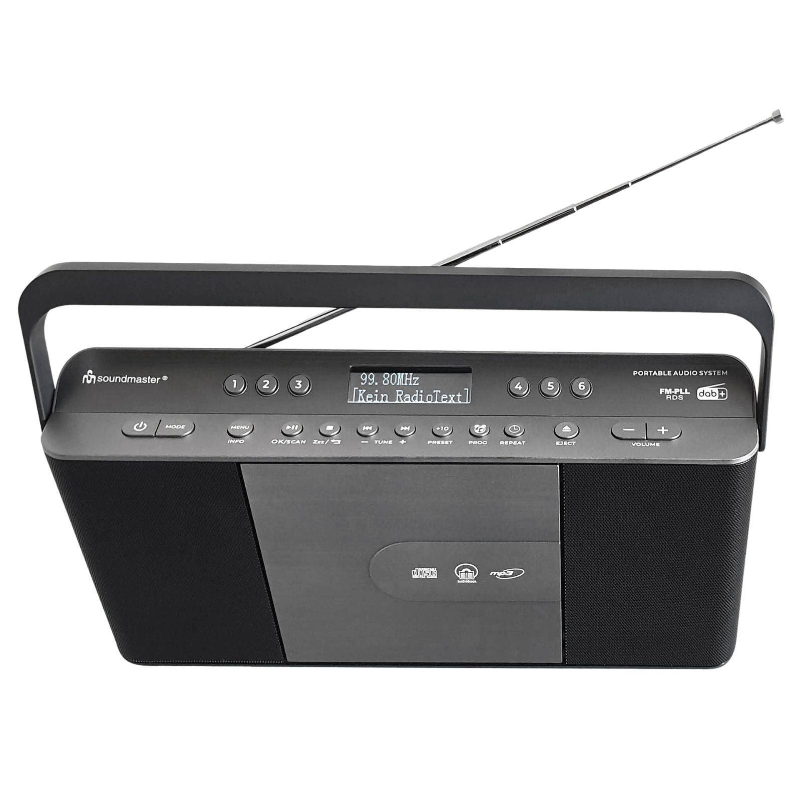 Soundmaster RCD1870SW tragbares Digitalradio mit CD Player