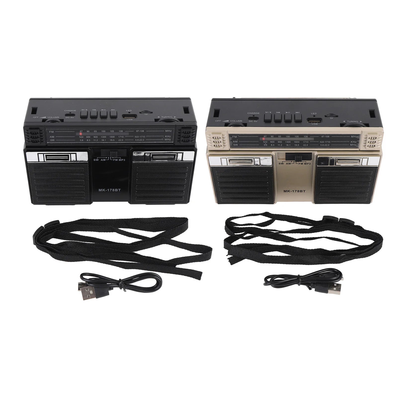 Retro-Design Radio mit Bluetooth & integriertem Akku –