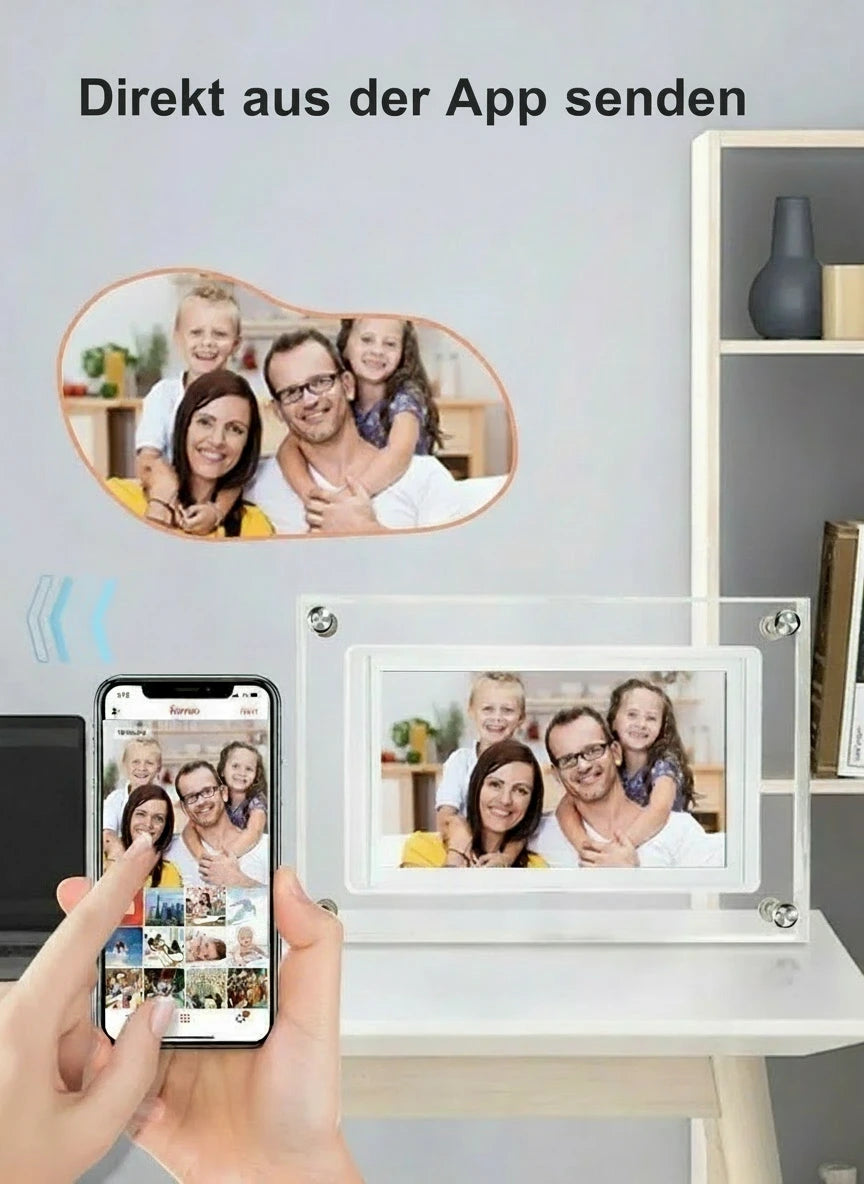 Frameo 5 Inch WiFi Digital Picture Frame 1280 * 720 IPS HD