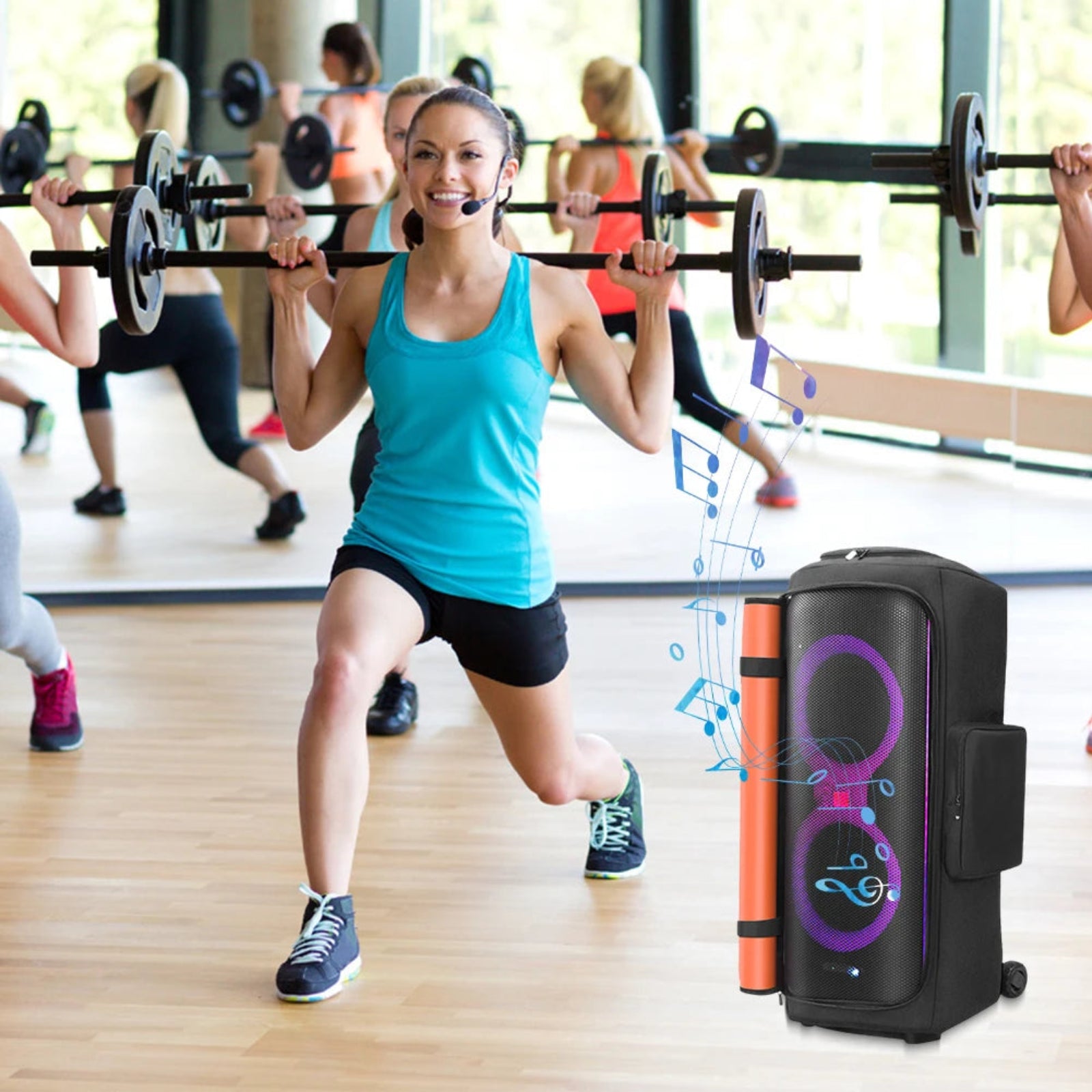 Speaker Carry Cover with Mic Pocket Portable Speaker Dust