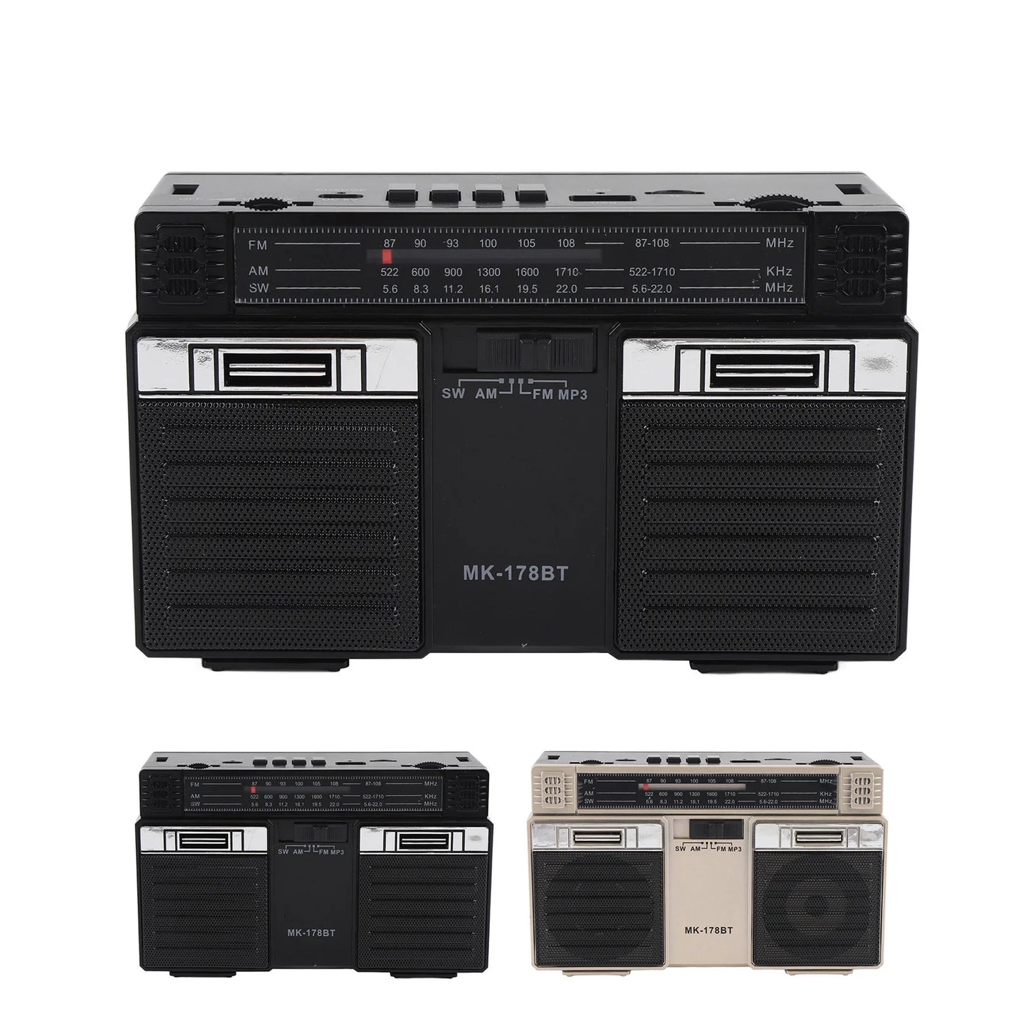 Retro-Design Radio mit Bluetooth & integriertem Akku –