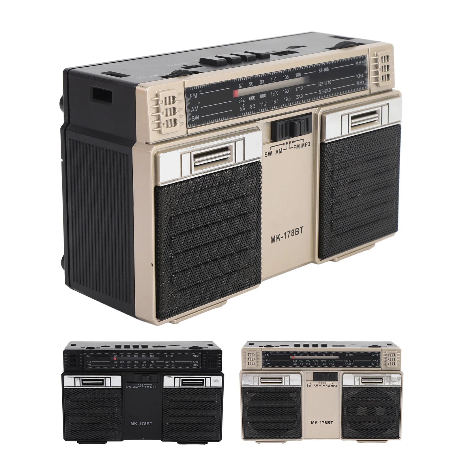 Retro-Design Radio mit Bluetooth & integriertem Akku –