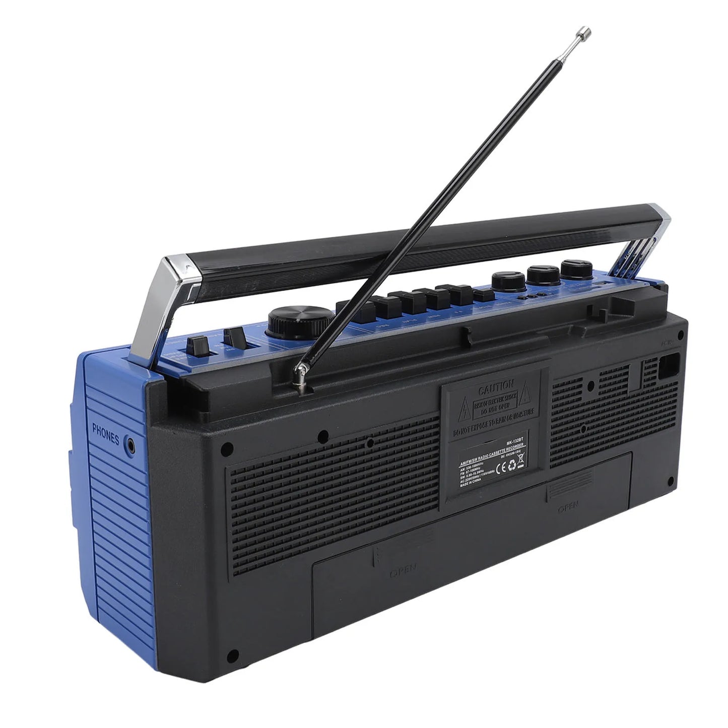 AM FM SW Cassette Player Bluetooth Vintage Great Sound