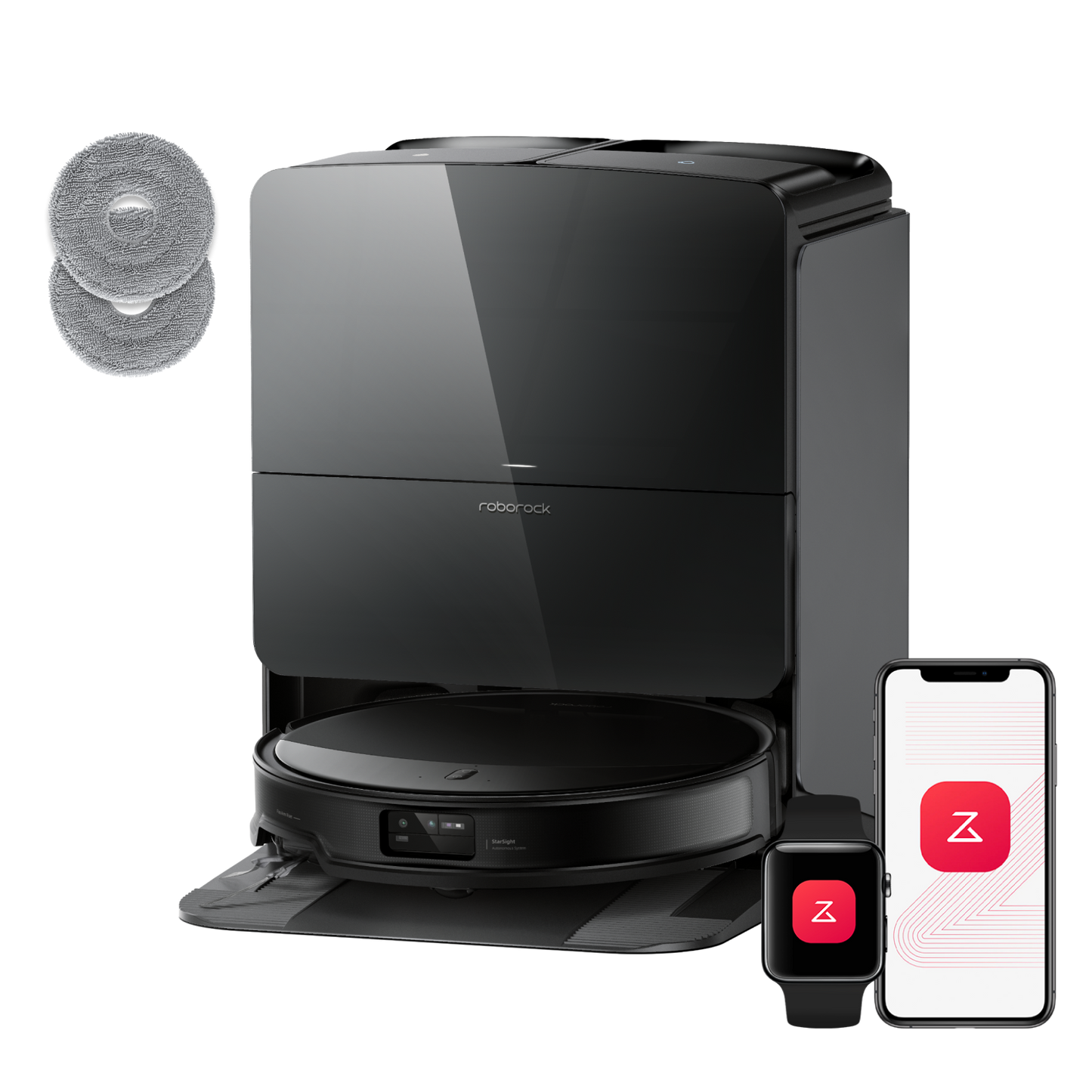 Roborock Saros 10R Saugroboter mit Wischfunktion & abnehmbarem Wischmopp