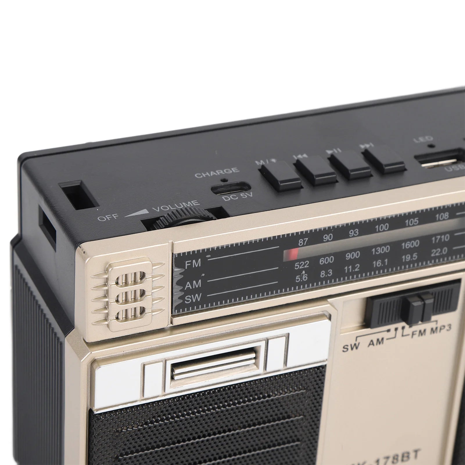 Retro-Design Radio mit Bluetooth & integriertem Akku –