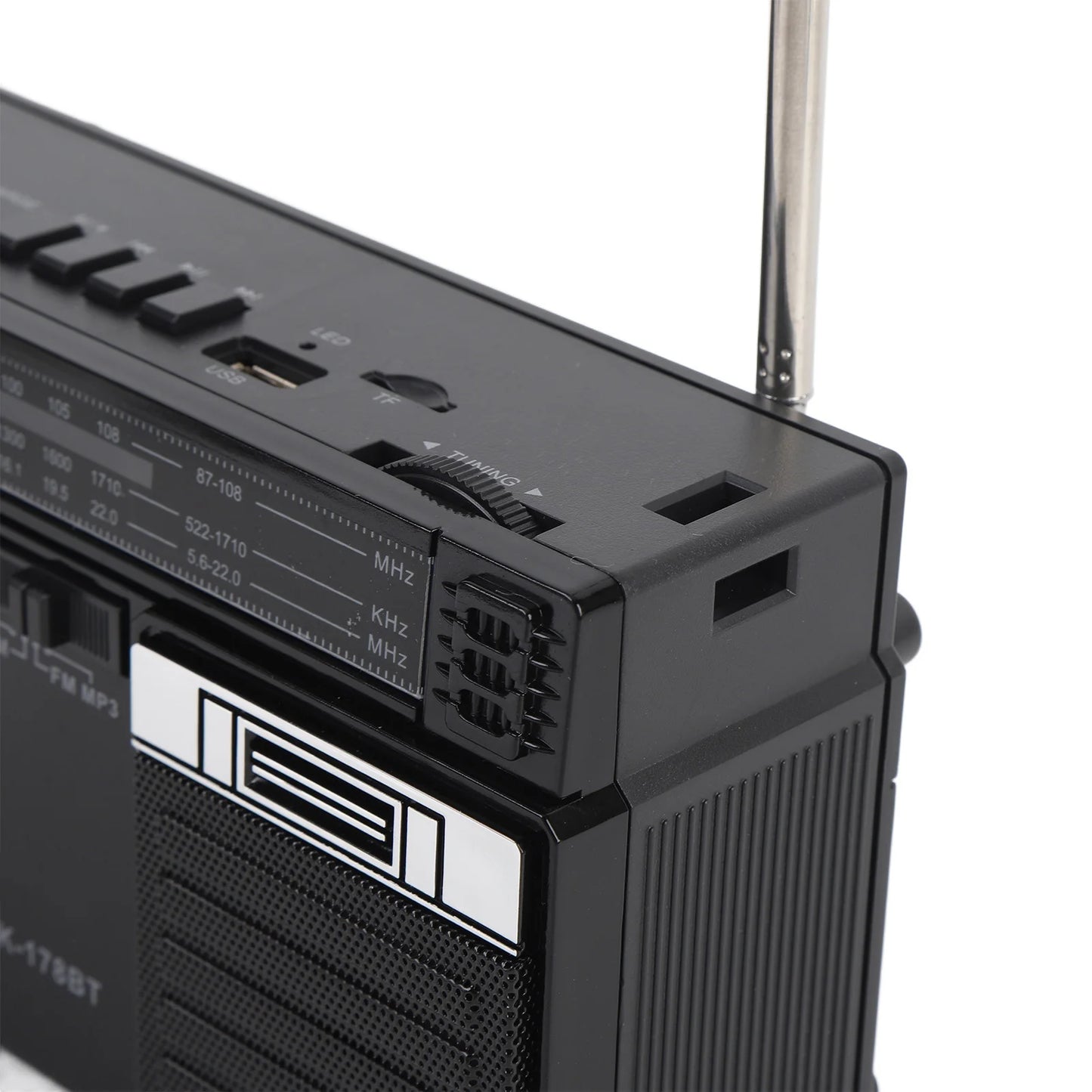Retro-Design Radio mit Bluetooth & integriertem Akku –