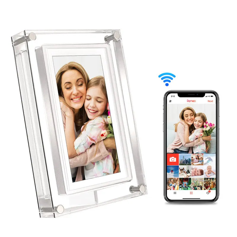 Frameo 5 Inch WiFi Digital Picture Frame 1280 * 720 IPS HD