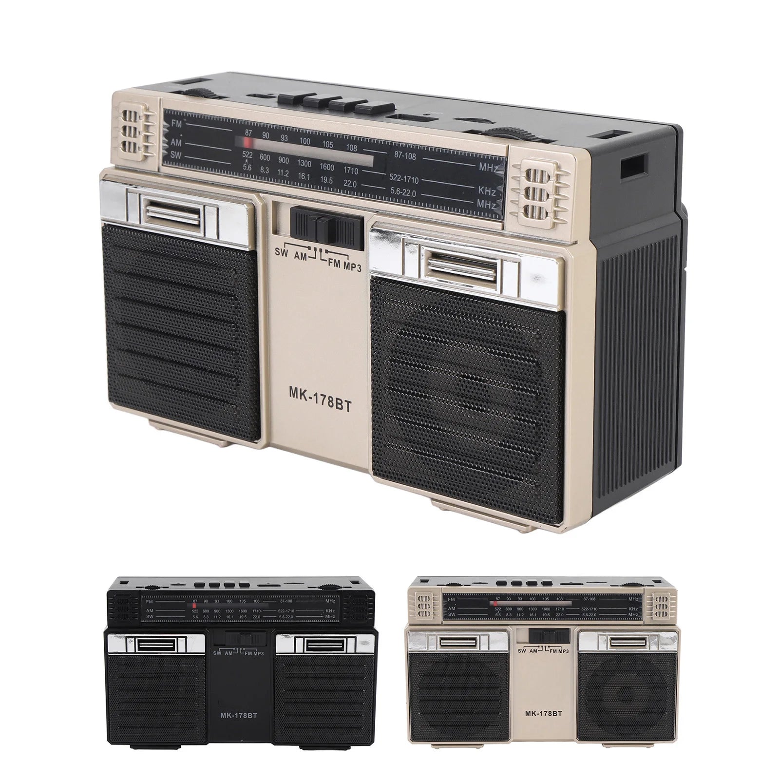 Retro-Design Radio mit Bluetooth & integriertem Akku –