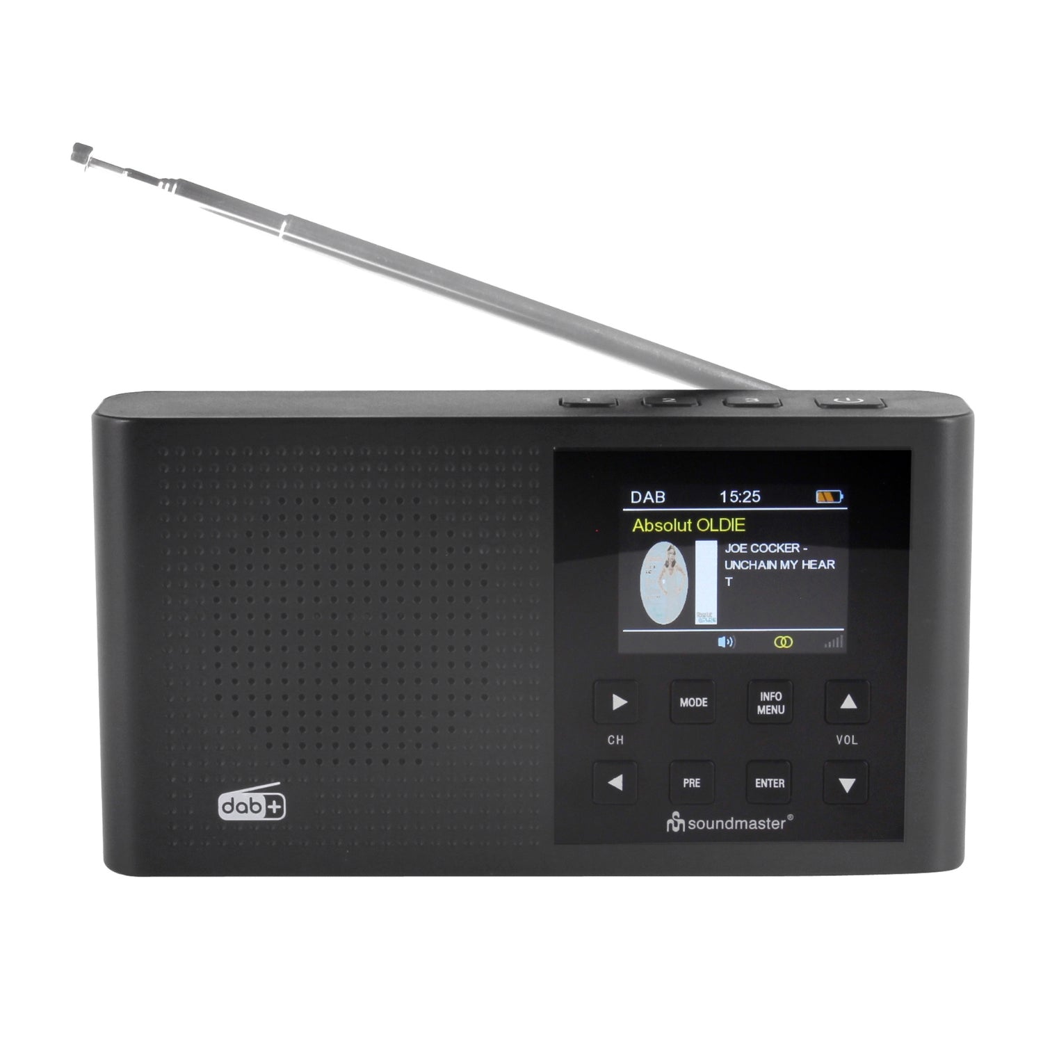 Soundmaster DAB165SW kleines Digitalradio DAB + UKW-RDS