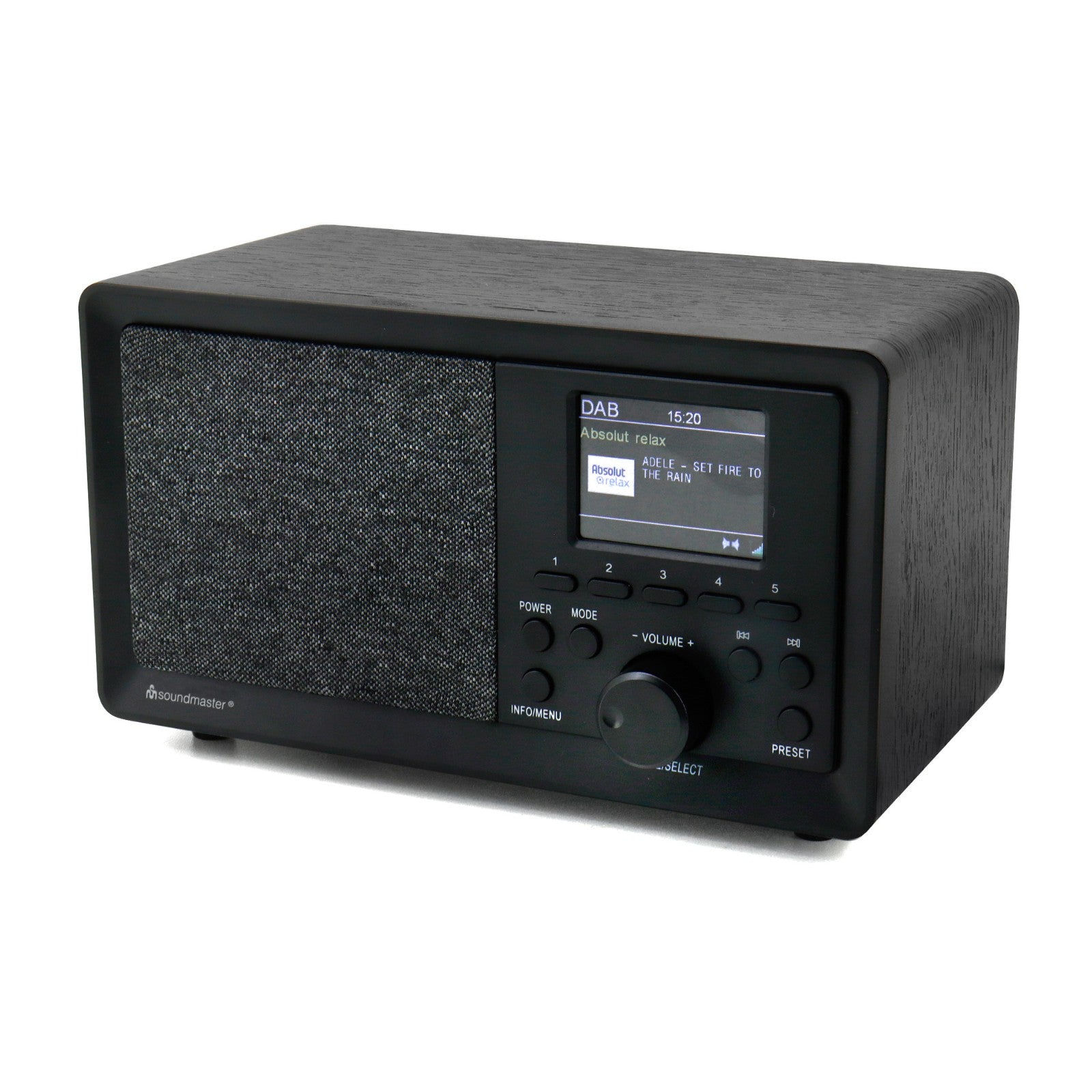 Soundmaster DAB350SW Digitalradio DAB+ UKW-RDS USB