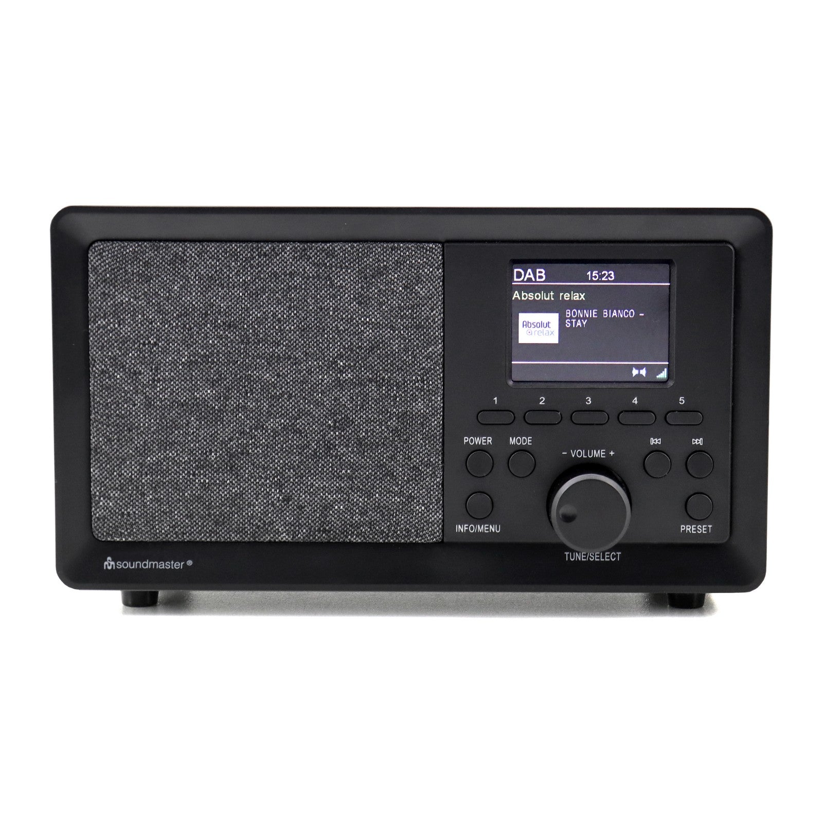 Soundmaster DAB350SW Digitalradio DAB + UKW-RDS USB