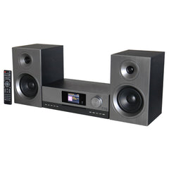 Soundmaster EliteLine ICD5000SW Stereoanlage Internetradio CD-Player WLAN DAB+ UKW-Radio USB AUX Optischer Eingang Undok App-Steuerung Spotify 2 x 50 Watt RMS