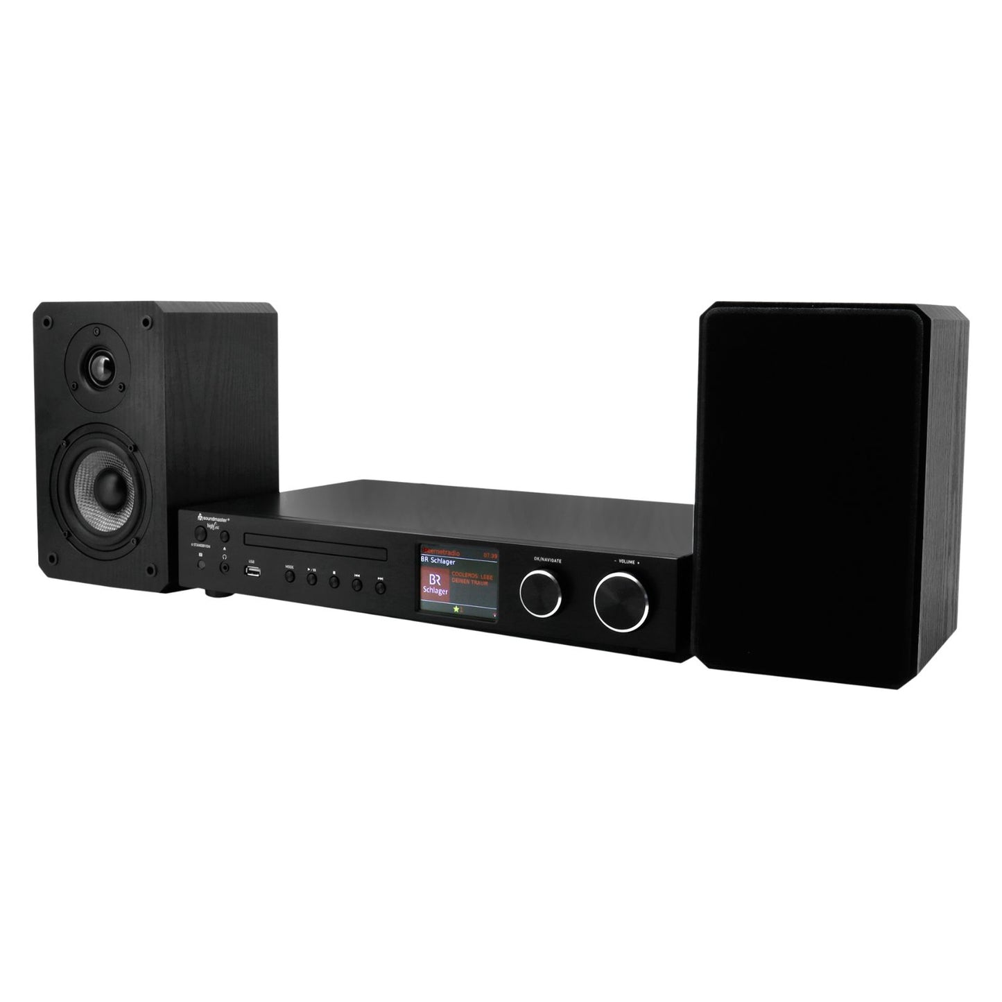 Soundmaster LS5050SW HiFi Regallautsprecher – Kompakte