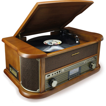 Soundmaster NR566BR 7-in-1 Nostalgie Stereo-installatie