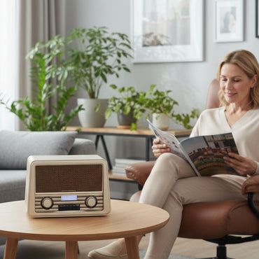 Radio Nostalgia Soundmaster NR920HBR DAB+ UKW-RDS Auto-Escaner LCD Memoria fija