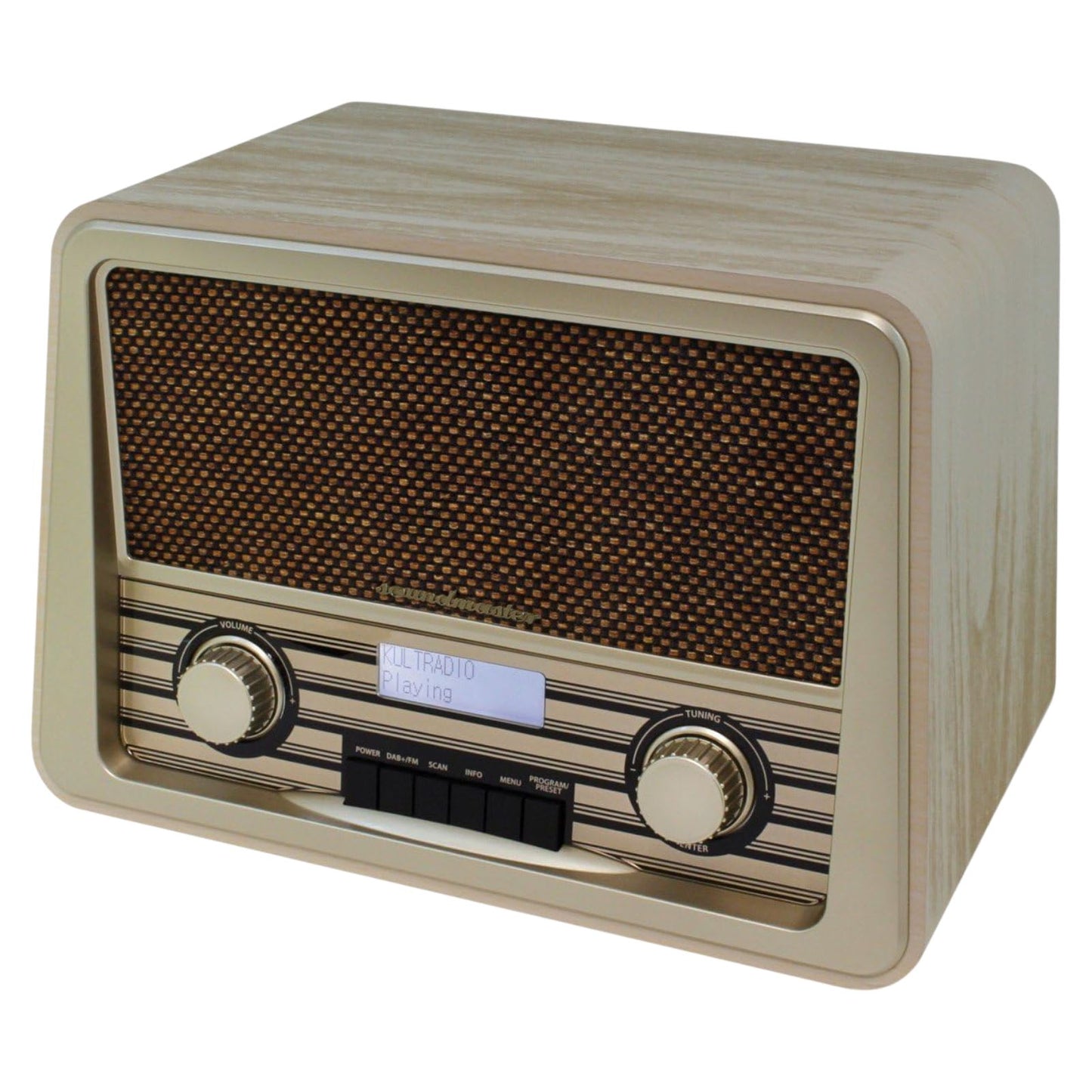 Soundmaster NR920HBR Nostalgie Radio DAB+ UKW-RDS Auto-Scan