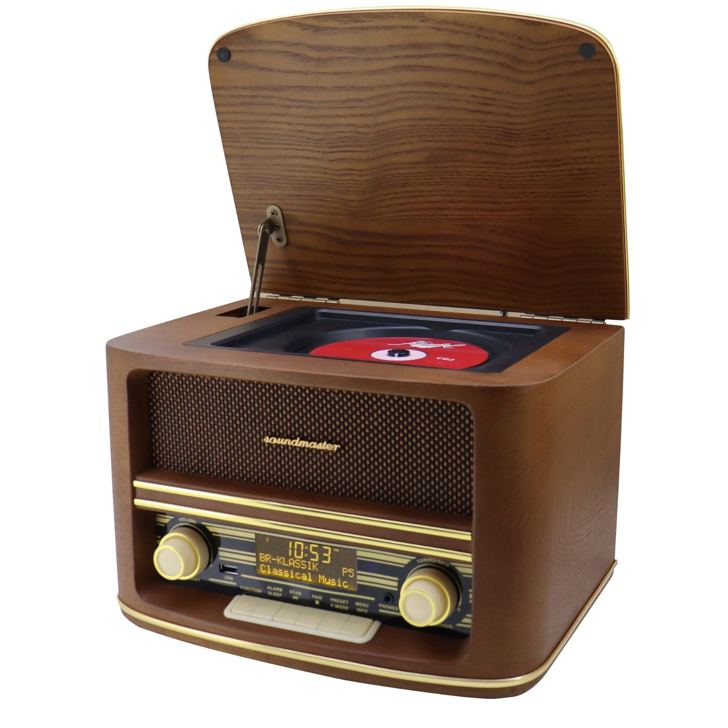 Soundmaster NR961 Retro Stereoanlage Kompaktanlage