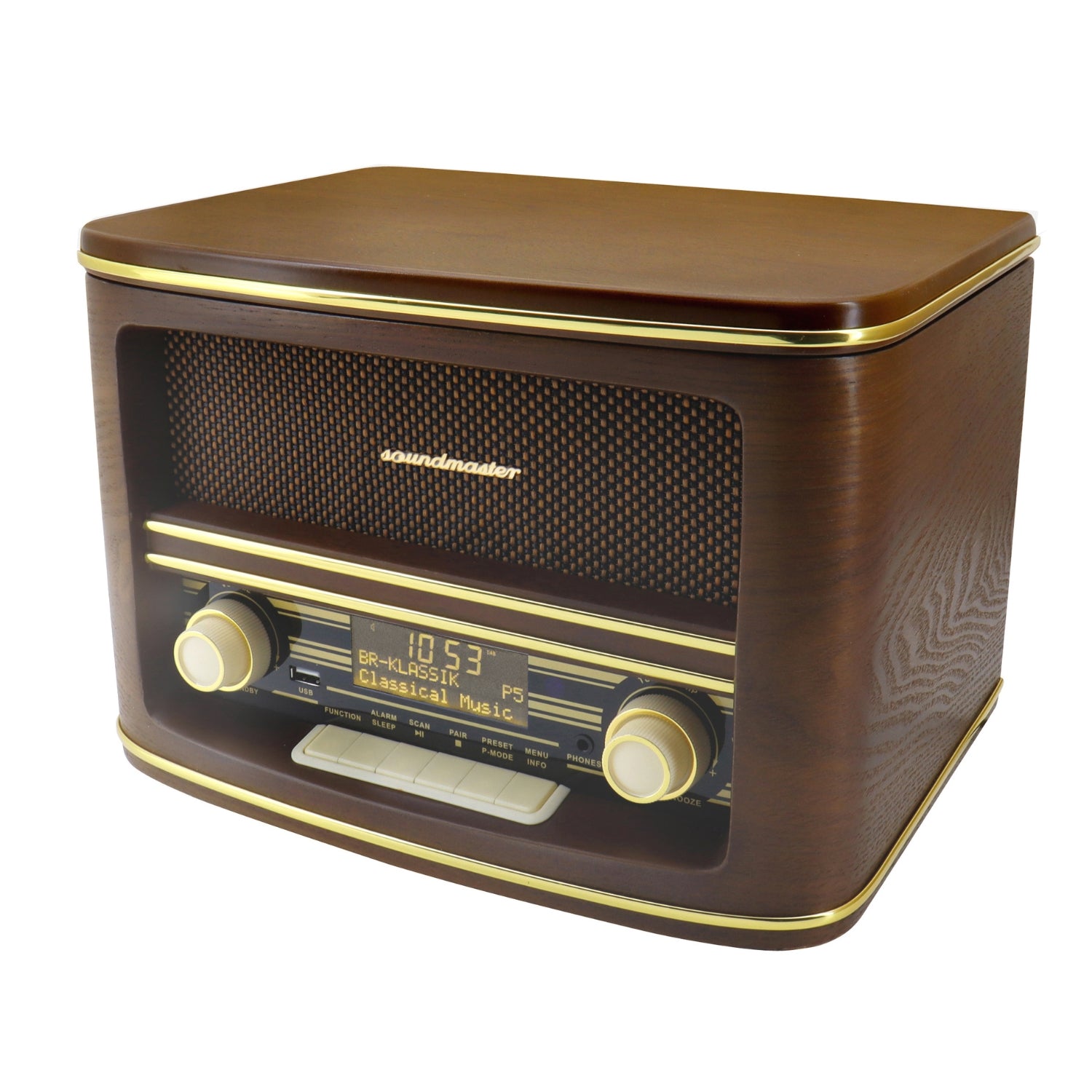 Soundmaster NR961 Retro Stereoanlage Kompaktanlage