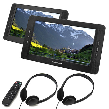 Soundmaster PDB1850SW draagbare dvd-speler 2 monitoren