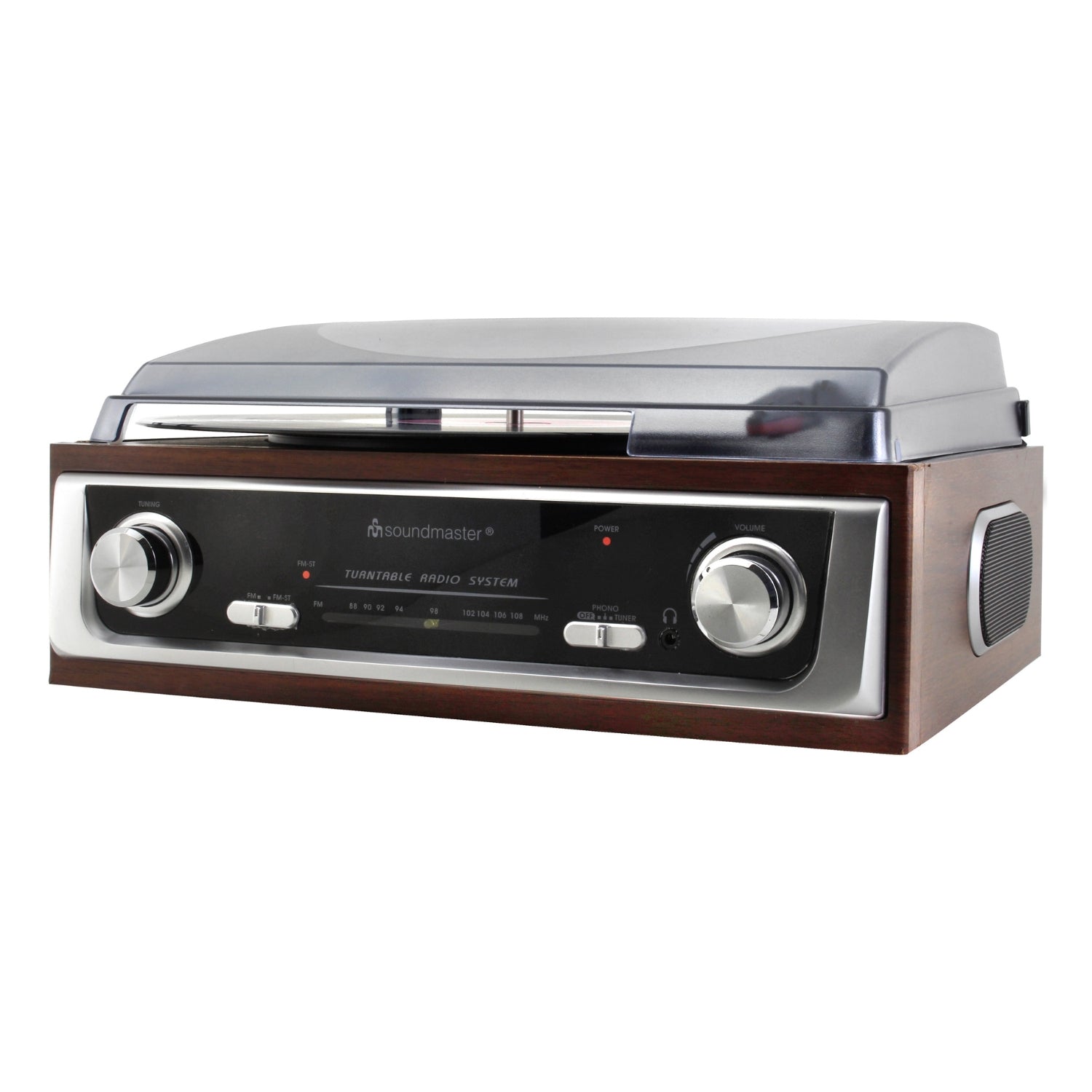 Soundmaster PL196H Plattenspieler Radio Stereo-Lautsprecher